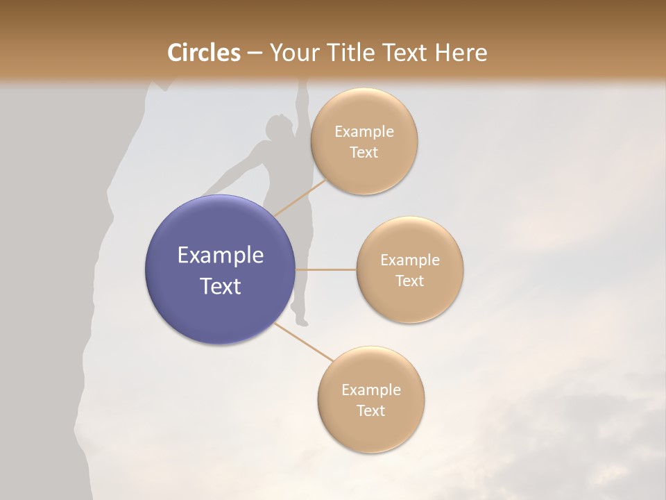 Cliff Achievement Free PowerPoint Template