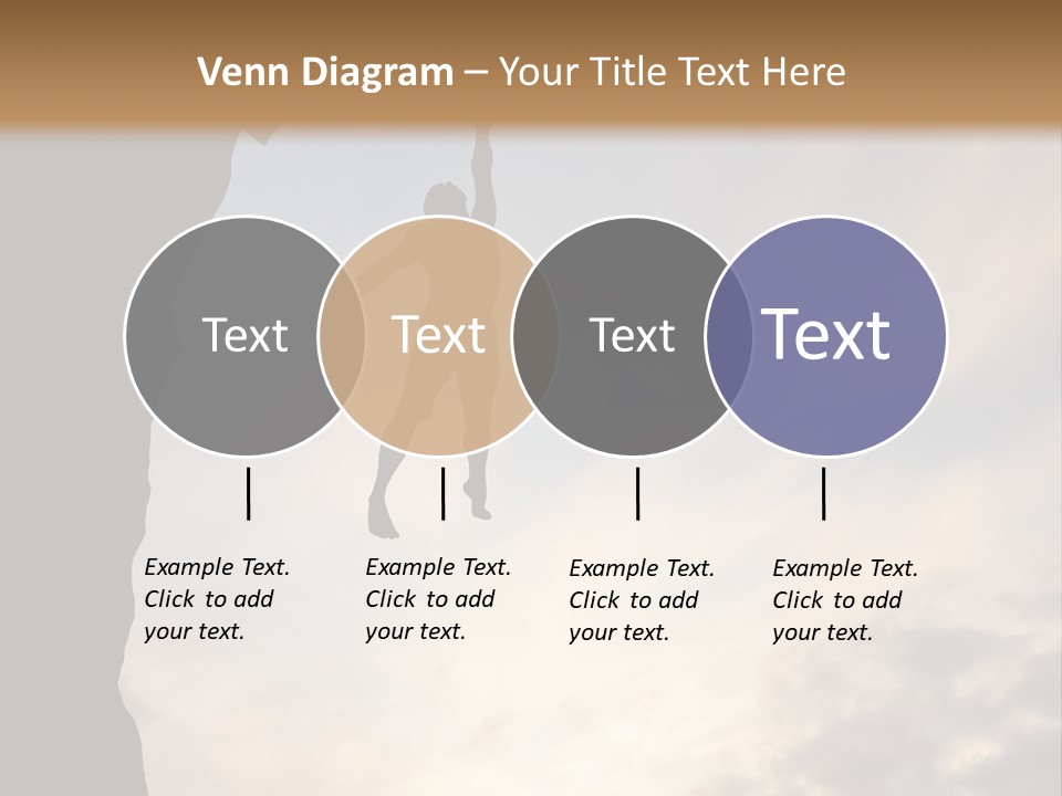 Cliff Achievement Free PowerPoint Template