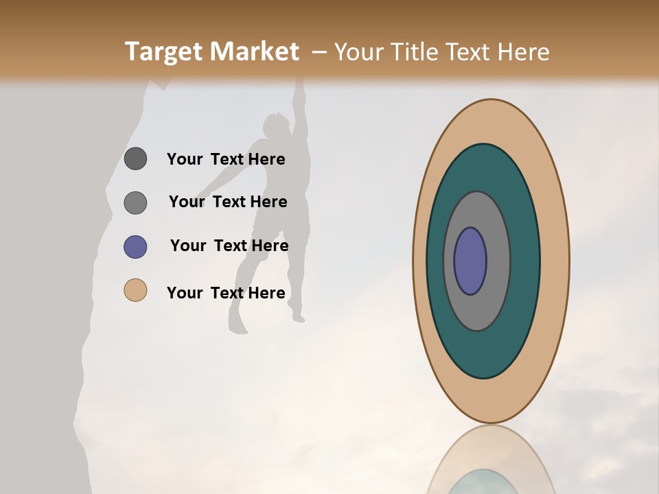 Cliff Achievement Free PowerPoint Template