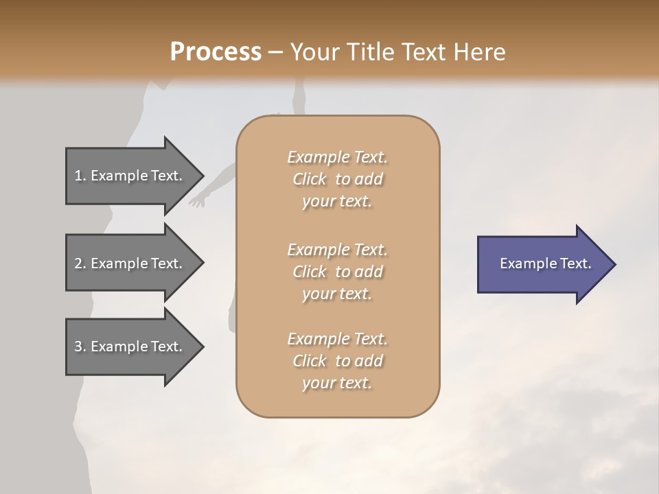 Cliff Achievement Free PowerPoint Template