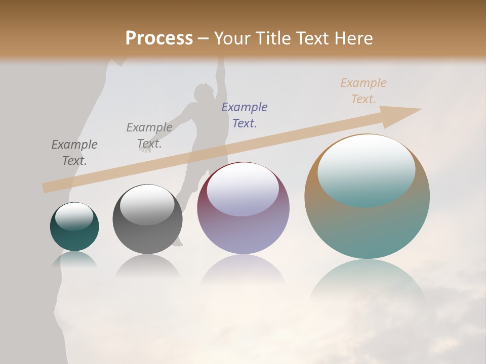 Cliff Achievement Free PowerPoint Template