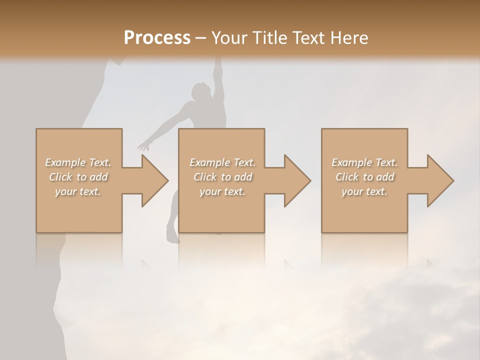 Cliff Achievement Free PowerPoint Template