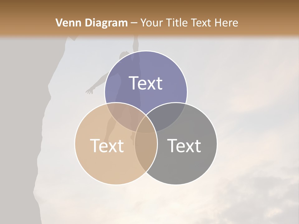 Cliff Achievement Free PowerPoint Template