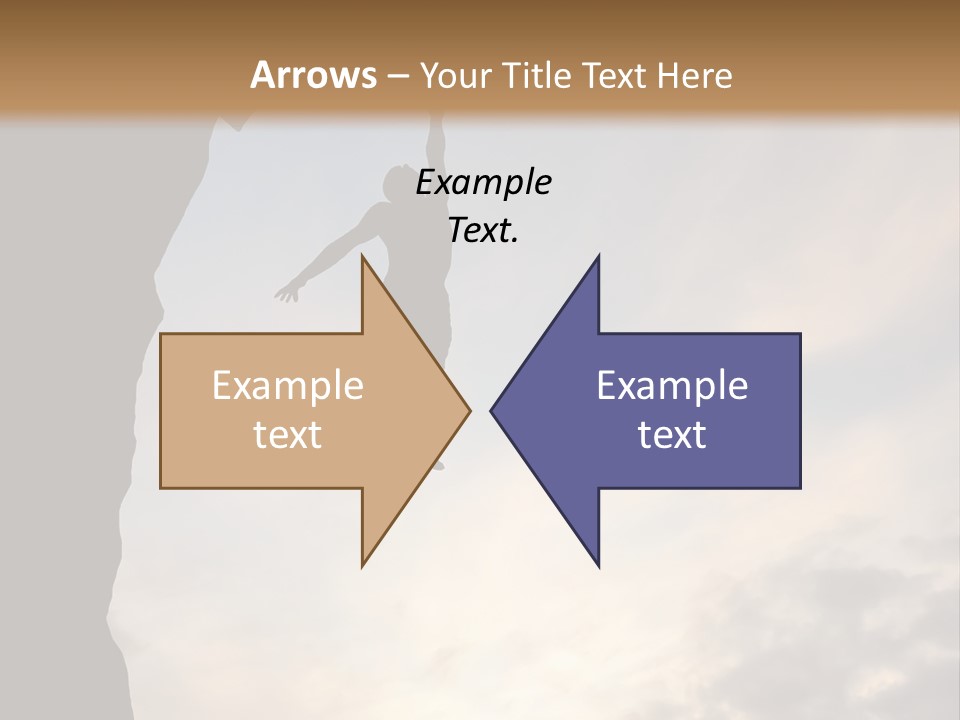 Cliff Achievement Free PowerPoint Template