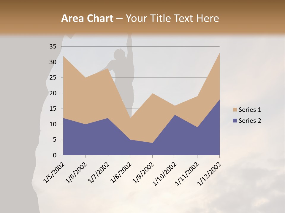 Cliff Achievement Free PowerPoint Template