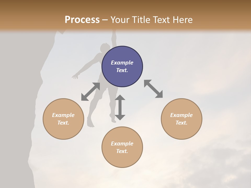 Cliff Achievement Free PowerPoint Template