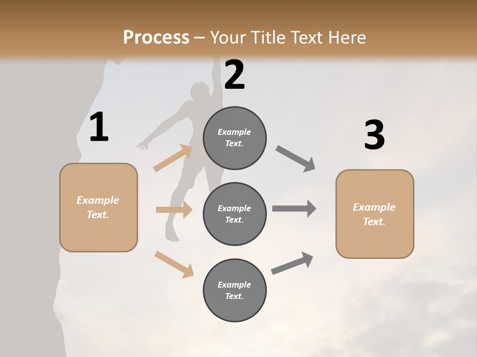 Cliff Achievement Free PowerPoint Template
