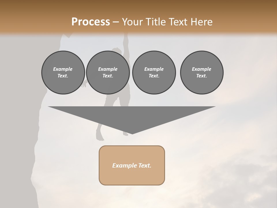 Cliff Achievement Free PowerPoint Template