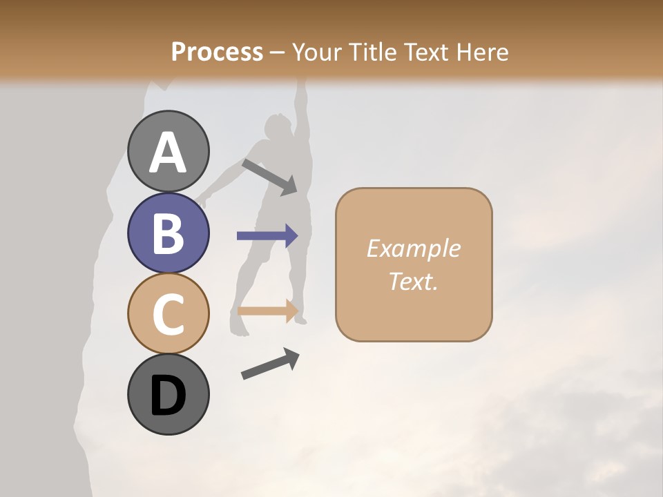 Cliff Achievement Free PowerPoint Template