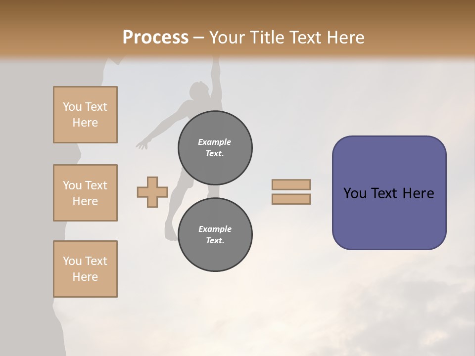 Cliff Achievement Free PowerPoint Template