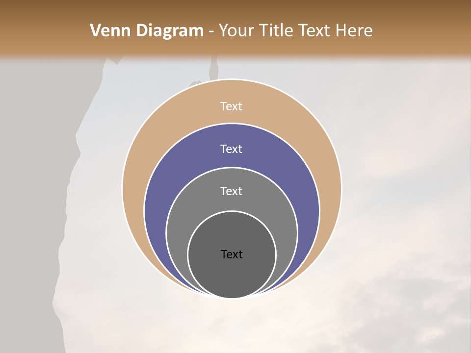 Cliff Achievement Free PowerPoint Template