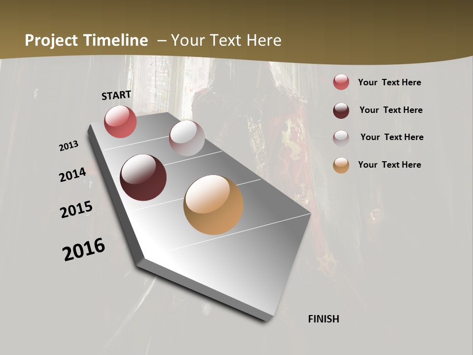Extremadura Red Male PowerPoint Template