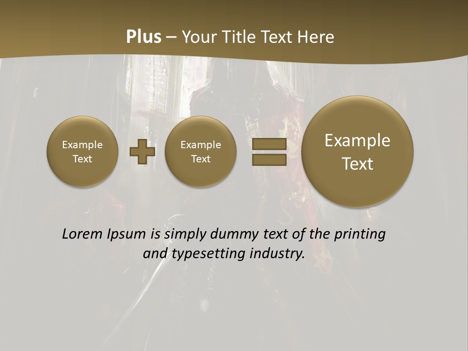 Extremadura Red Male PowerPoint Template