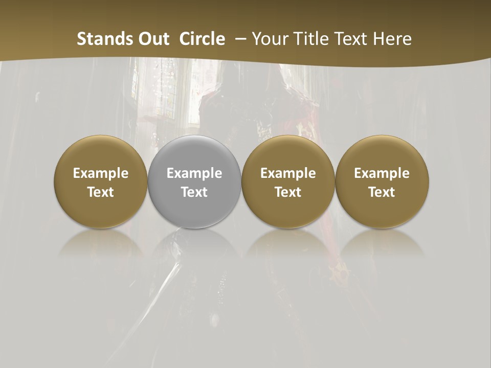 Extremadura Red Male PowerPoint Template