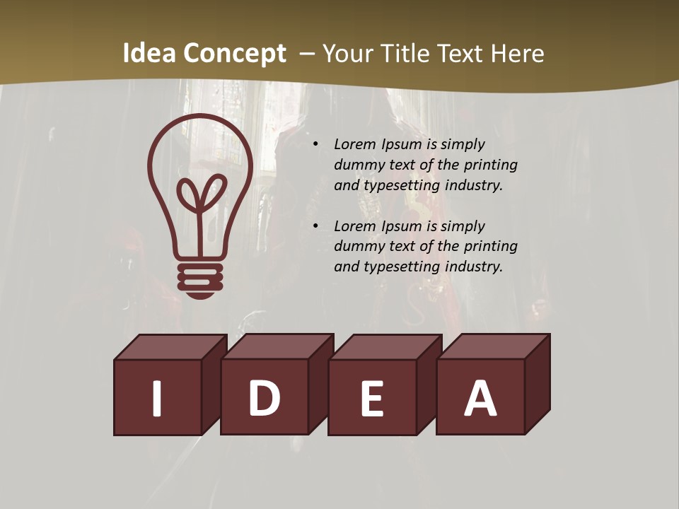 Extremadura Red Male PowerPoint Template