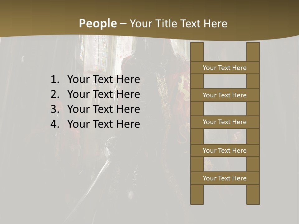Extremadura Red Male PowerPoint Template