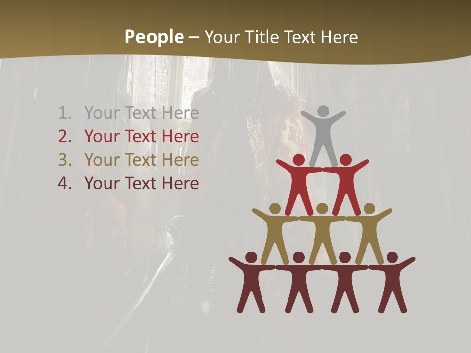 Extremadura Red Male PowerPoint Template