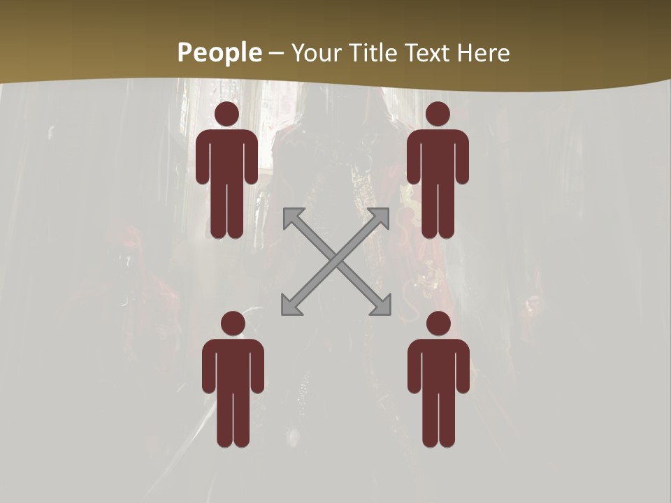 Extremadura Red Male PowerPoint Template