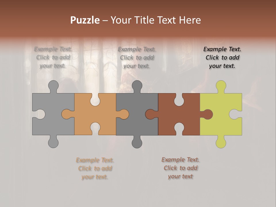 Templar Christianity Building PowerPoint Template