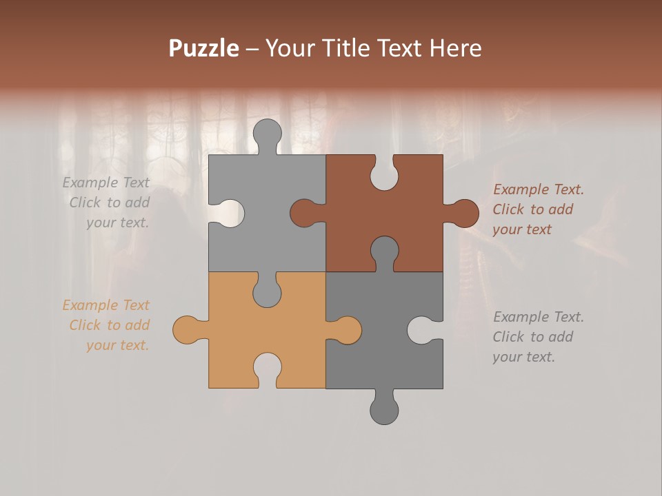 Templar Christianity Building PowerPoint Template