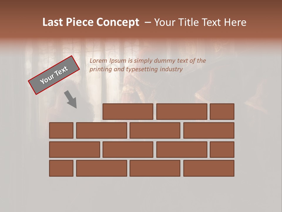 Templar Christianity Building PowerPoint Template