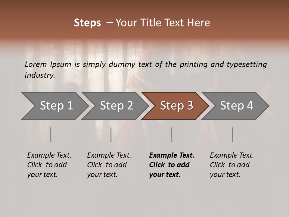 Templar Christianity Building PowerPoint Template