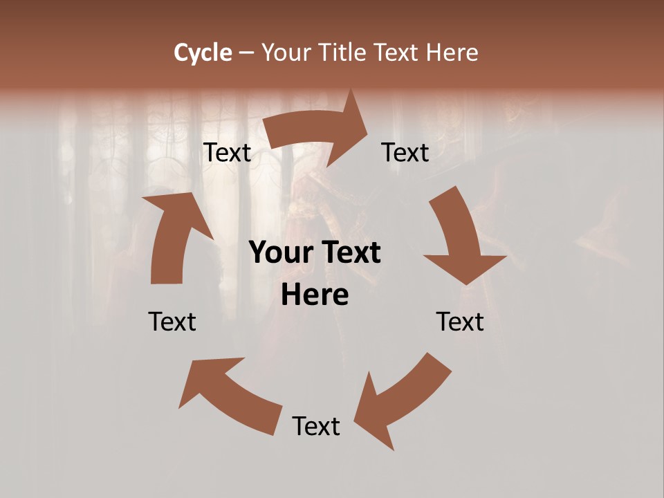 Templar Christianity Building PowerPoint Template