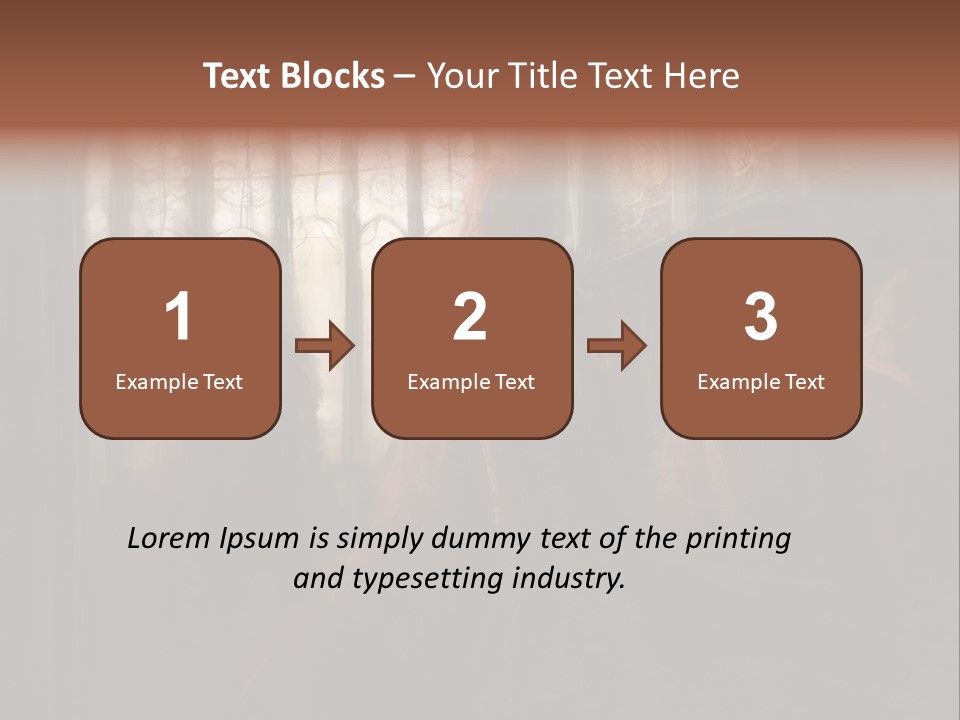 Templar Christianity Building PowerPoint Template