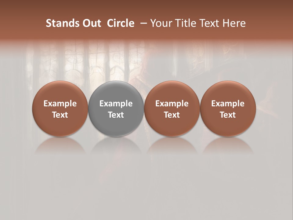 Templar Christianity Building PowerPoint Template