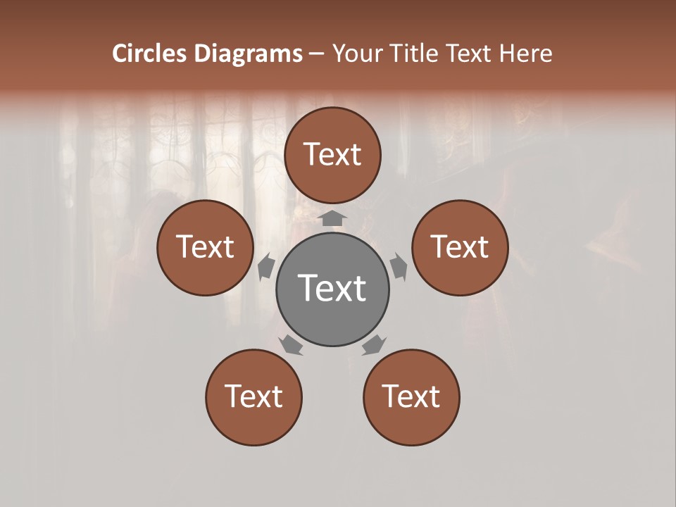 Templar Christianity Building PowerPoint Template