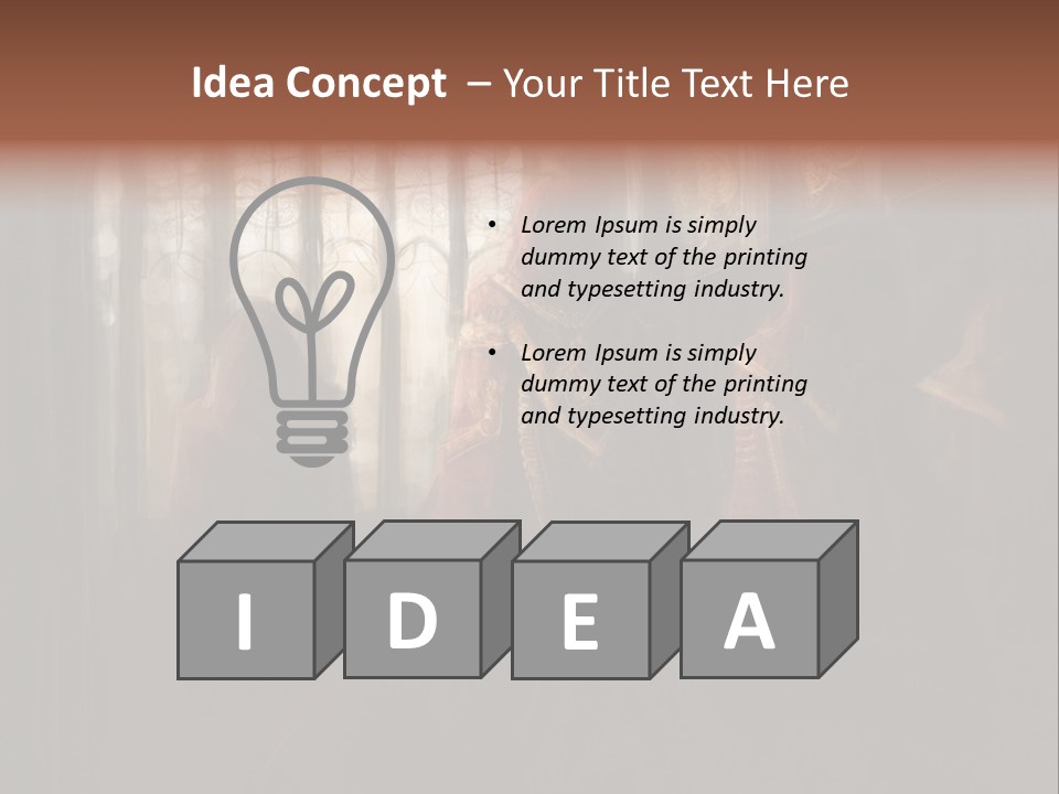 Templar Christianity Building PowerPoint Template