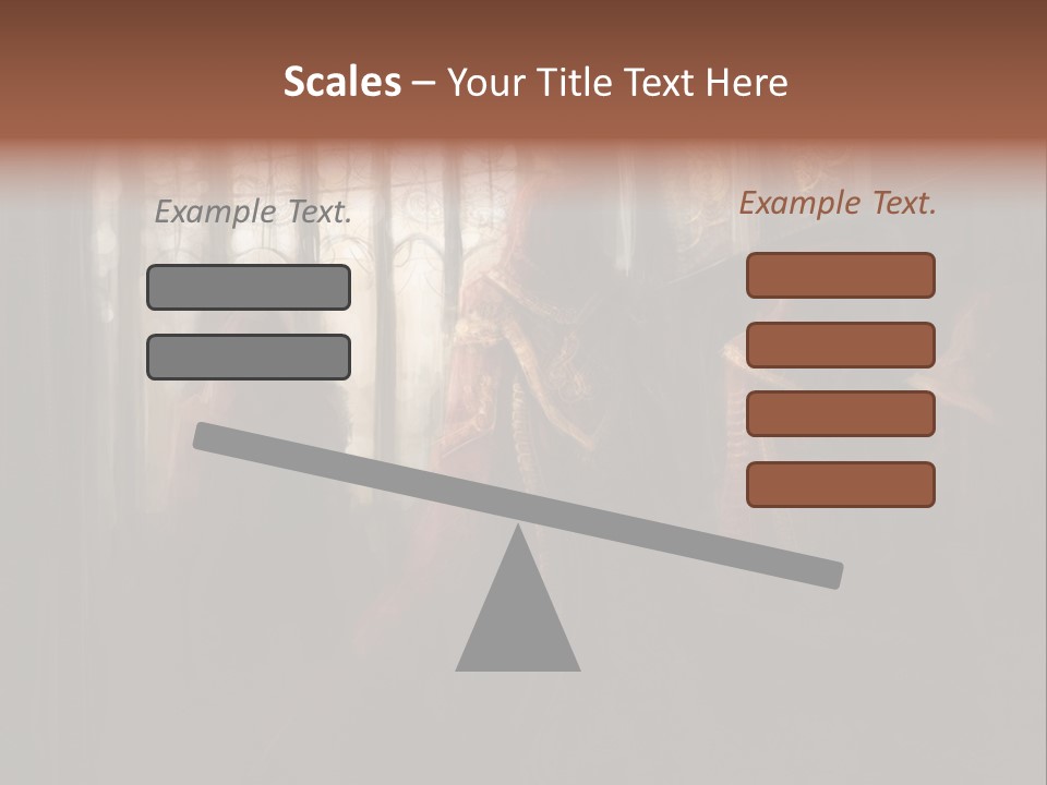 Templar Christianity Building PowerPoint Template