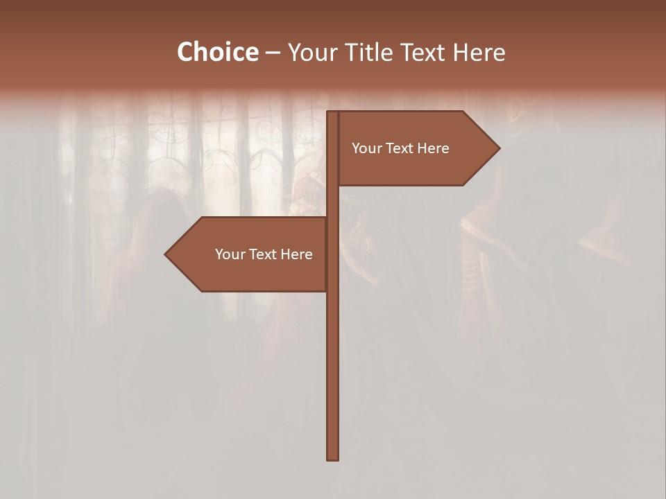 Templar Christianity Building PowerPoint Template