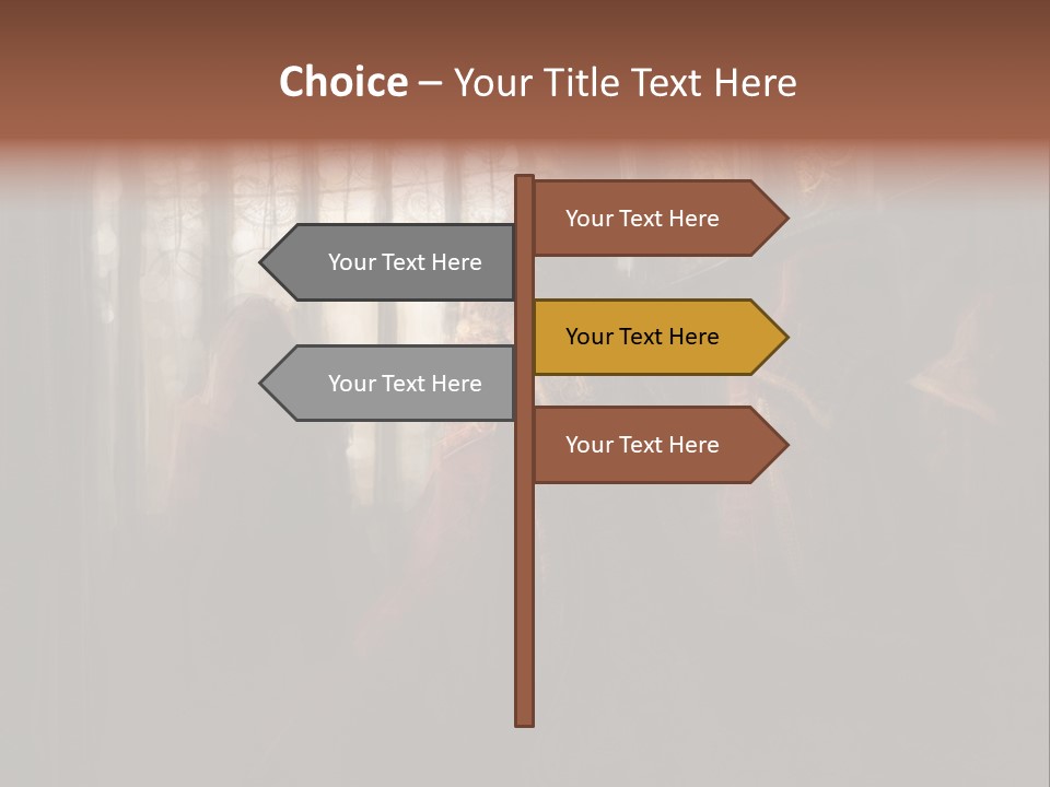 Templar Christianity Building PowerPoint Template