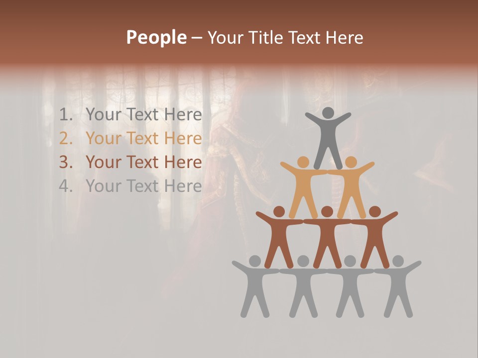 Templar Christianity Building PowerPoint Template