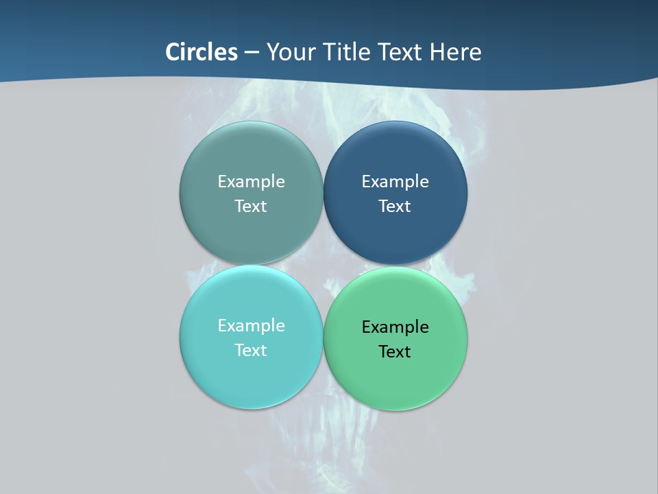 Winter Icon Backdrop PowerPoint Template