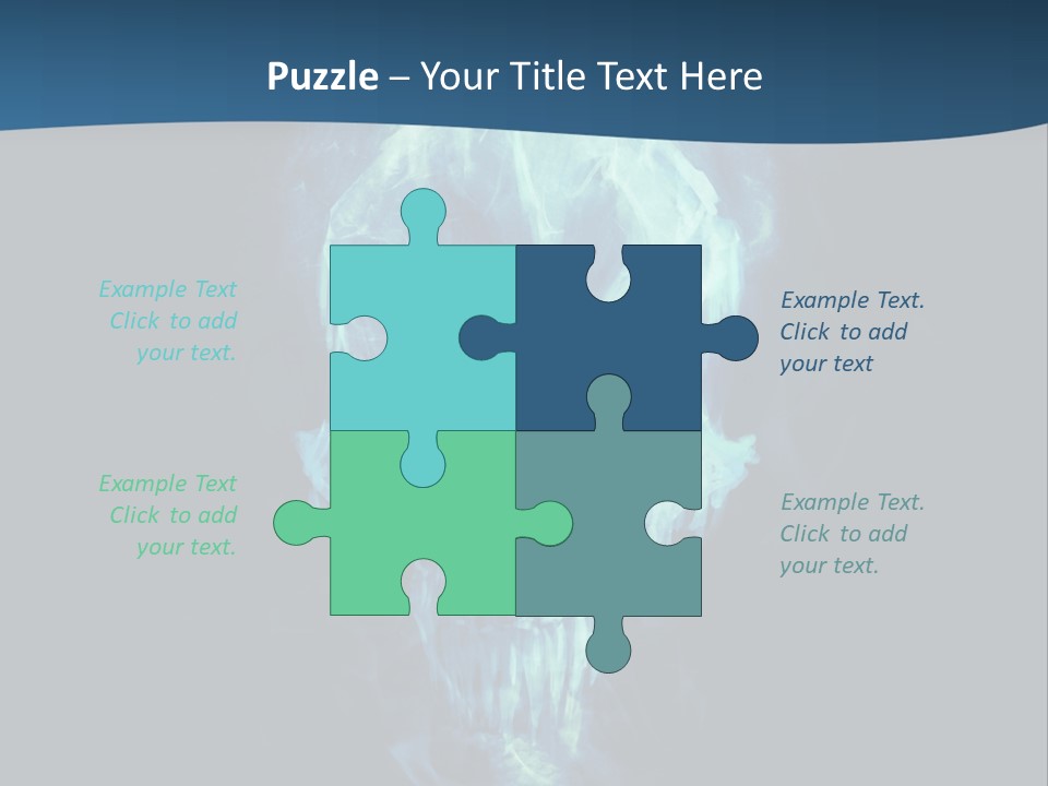 Winter Icon Backdrop PowerPoint Template