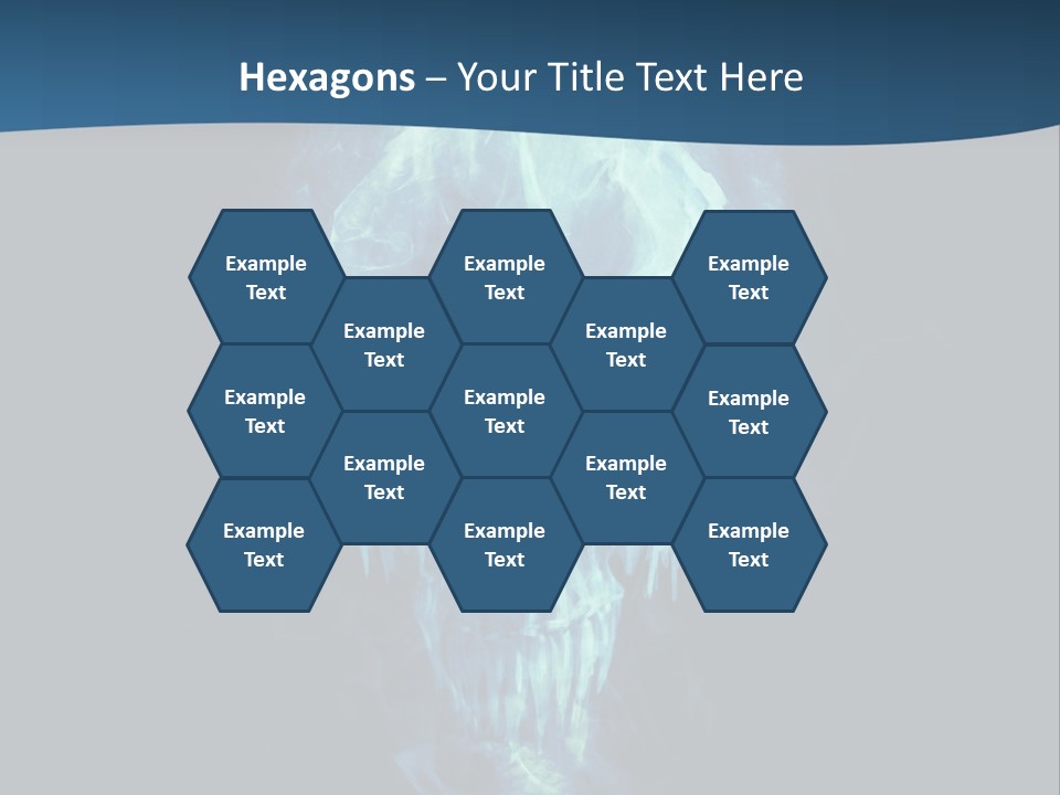 Winter Icon Backdrop PowerPoint Template