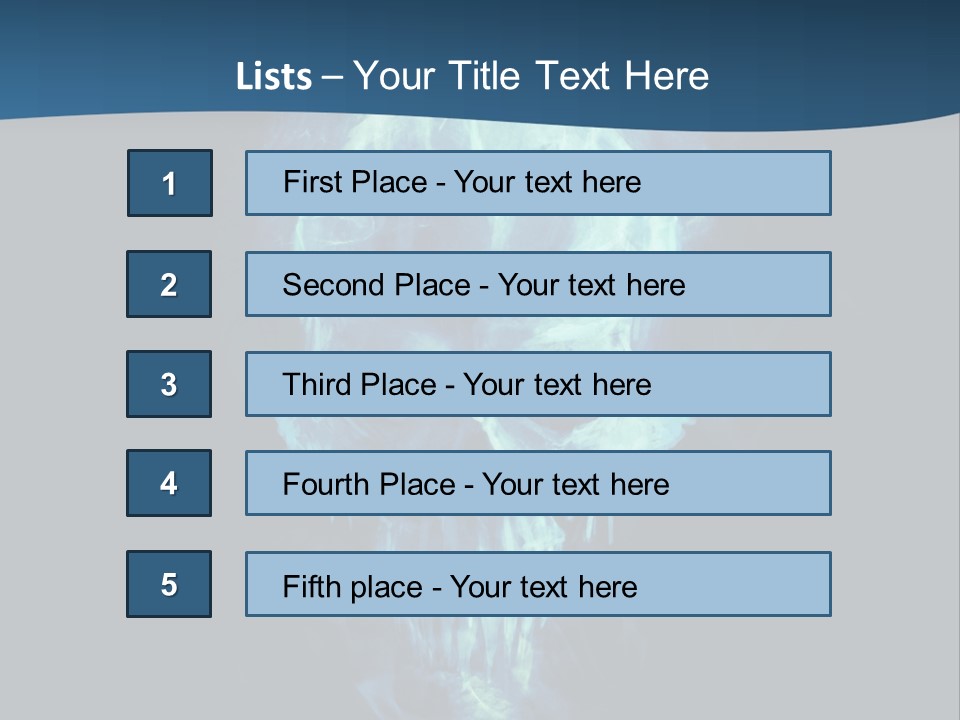 Winter Icon Backdrop PowerPoint Template
