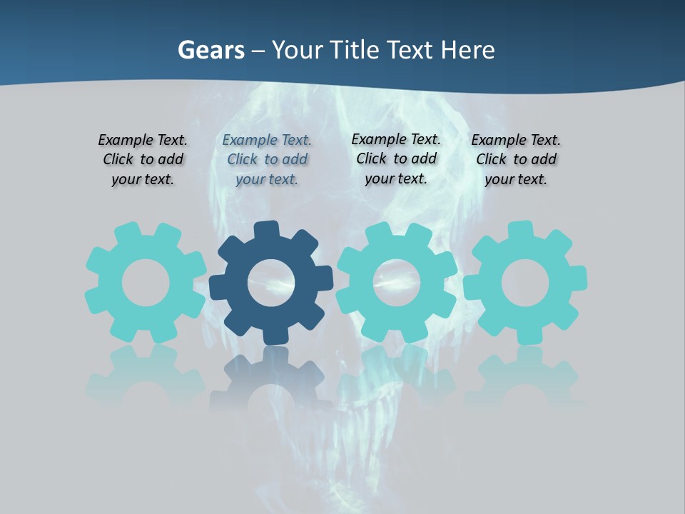 Winter Icon Backdrop PowerPoint Template