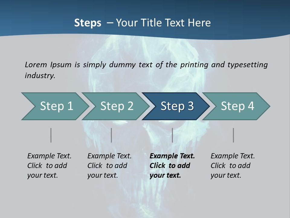 Winter Icon Backdrop PowerPoint Template