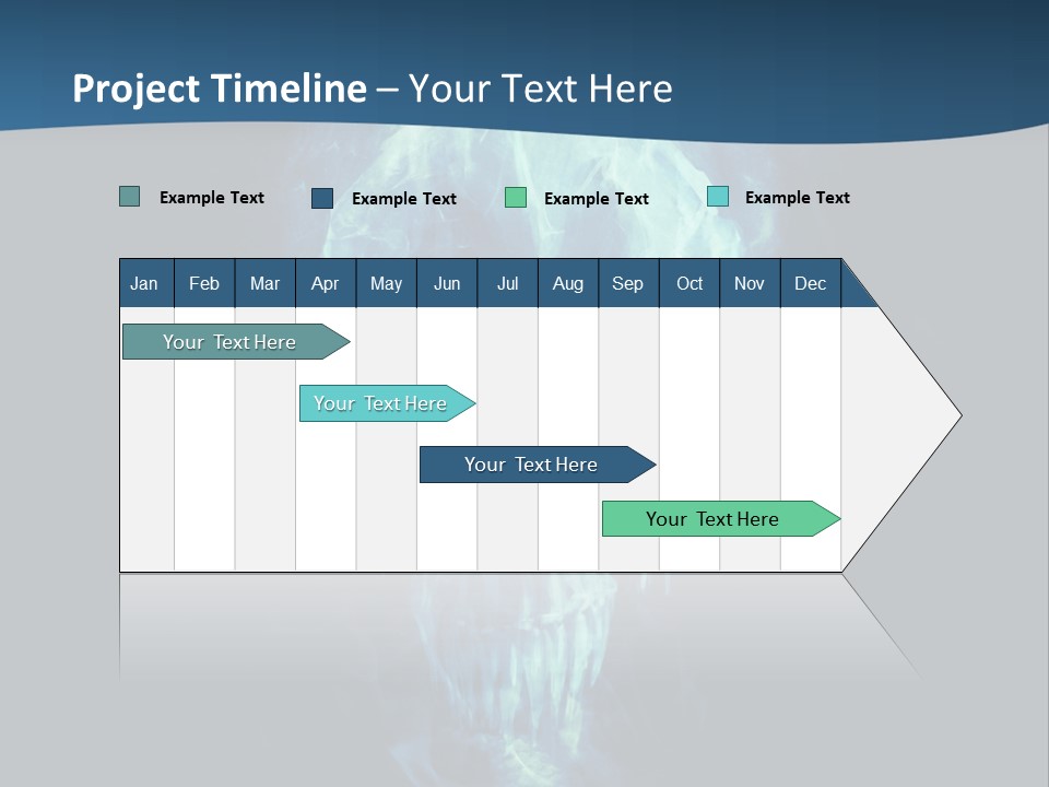 Winter Icon Backdrop PowerPoint Template