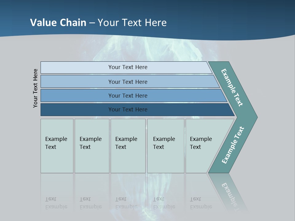 Winter Icon Backdrop PowerPoint Template