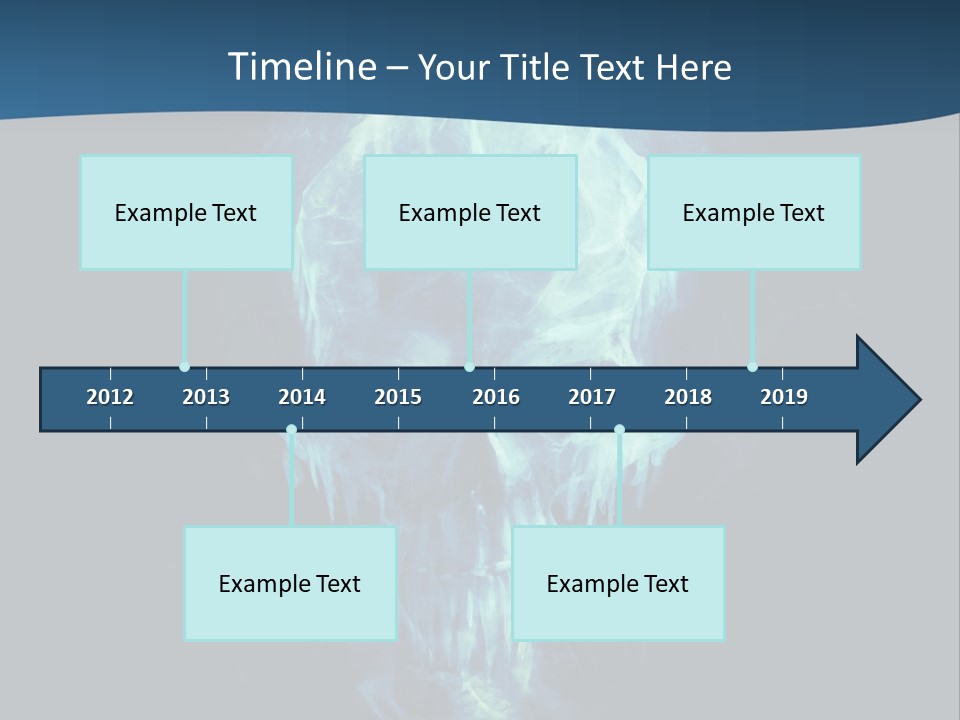 Winter Icon Backdrop PowerPoint Template
