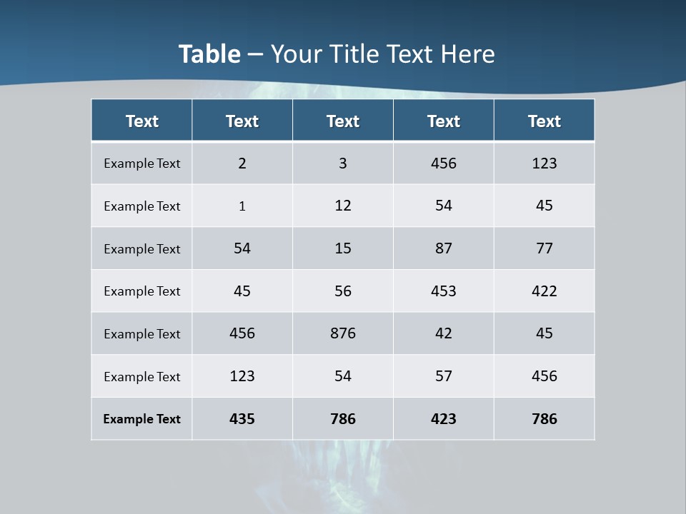 Winter Icon Backdrop PowerPoint Template