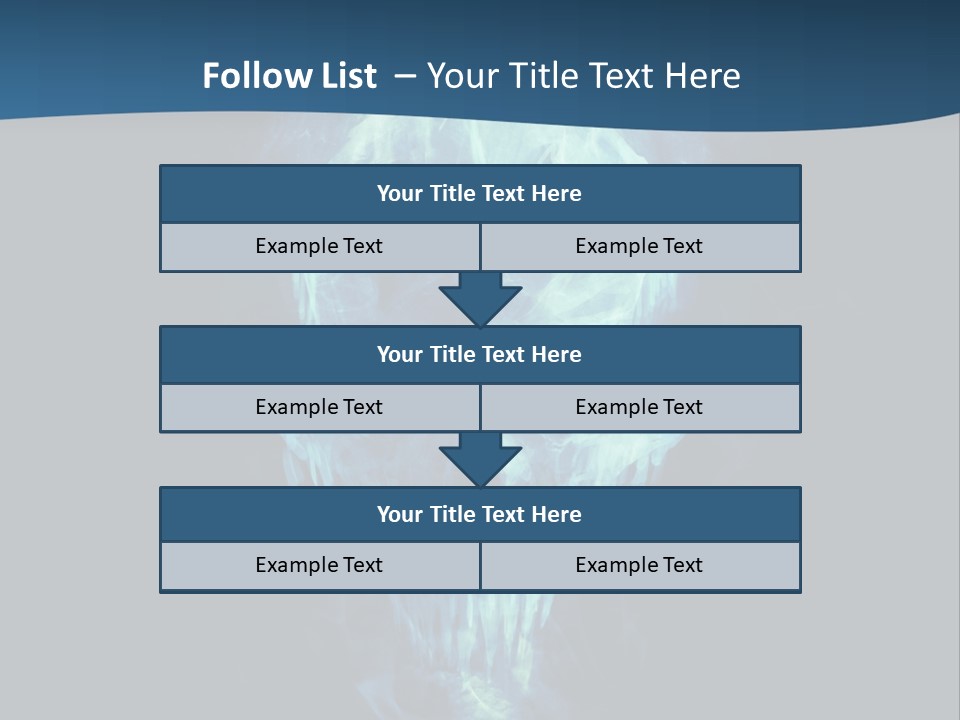 Winter Icon Backdrop PowerPoint Template
