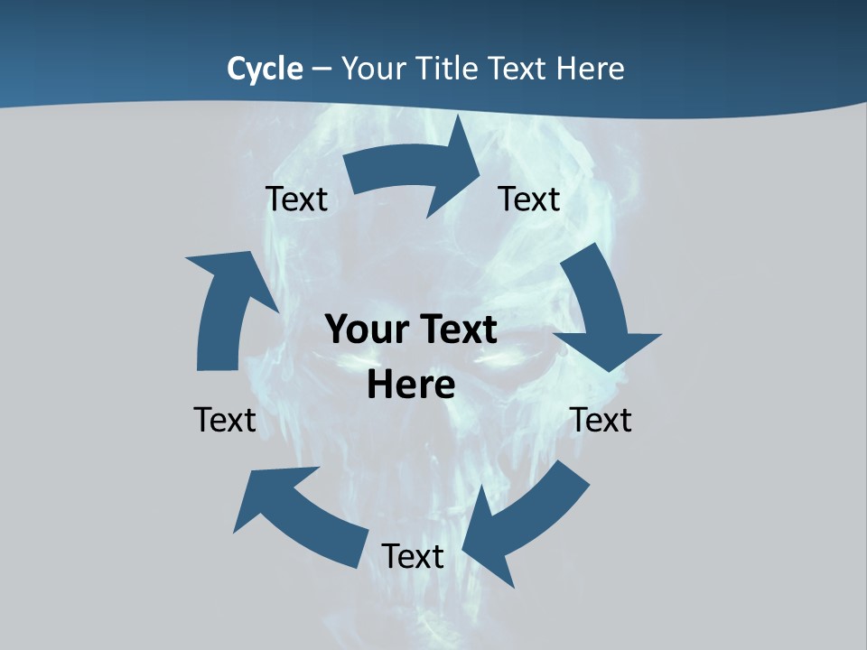 Winter Icon Backdrop PowerPoint Template