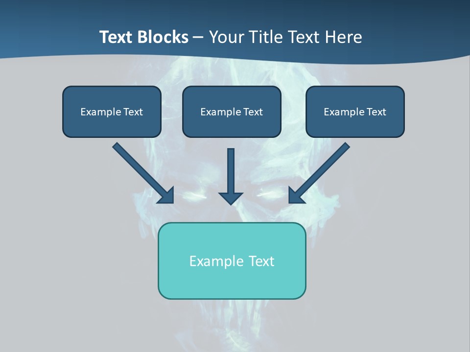 Winter Icon Backdrop PowerPoint Template
