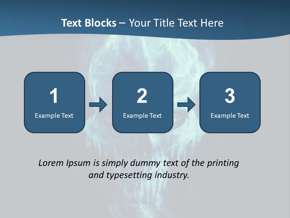 Winter Icon Backdrop PowerPoint Template