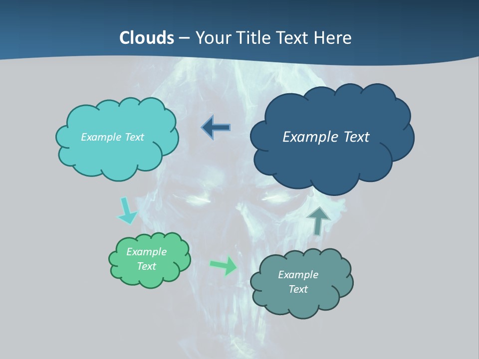 Winter Icon Backdrop PowerPoint Template
